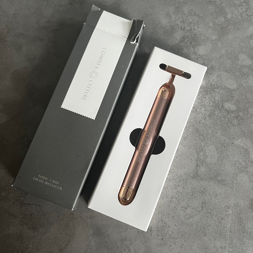 Sonic T-Bar Facial Massager - Brand New in Box
